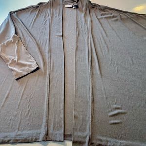 Chico’s Travelers Taupe Open Front Jacket